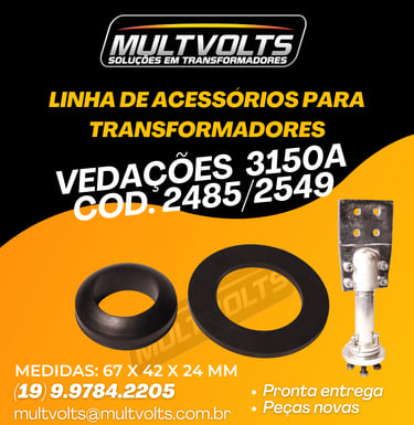 Vedação (Borracha) BT 3150 Cod.2485 e Cod.2549