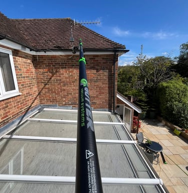 Gutter clearance near steyning using gutter vacuum