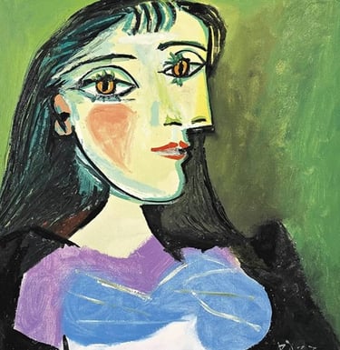 Cubist portrait