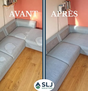 Résultat nettoyage canapé Gières
