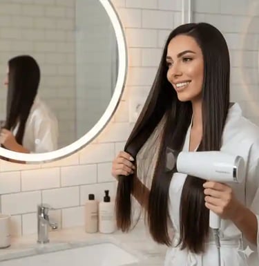 sécher le lissage brésilien 