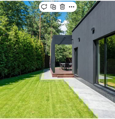 photo jardin de maison