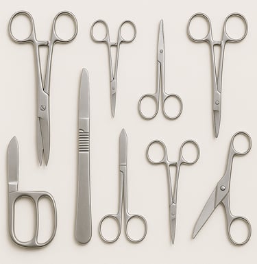 Surgical cutting and dissecting instruments