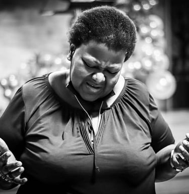 a woman asking for help in prayer