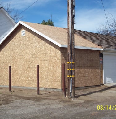 Garage addition 
