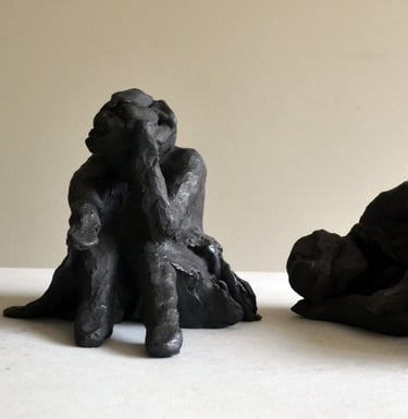 Isabelle Marlats Sculpture Les Mendiants