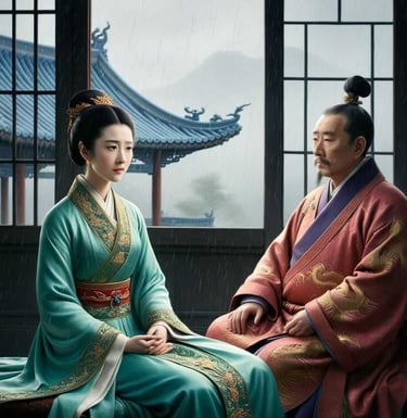 An Tư Công Chúa Đối Thoại Với Thượng Hoàng Thái Tông
