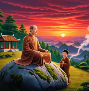 Trần Nhân Tông Thiền Định Trên Núi Yên Tử