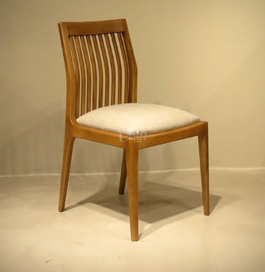silla madera tapizada diseno