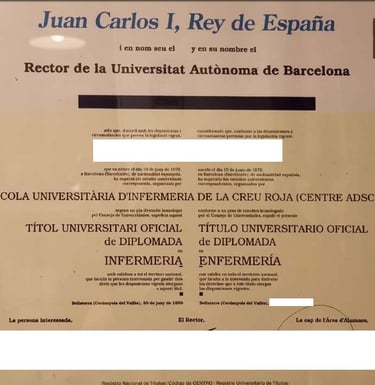 Traducción Jurada Diplomatura española
