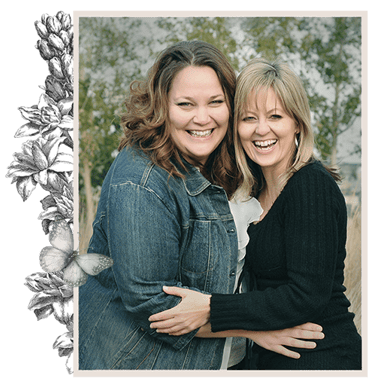 Allison Orthner and Christy Riopel artists