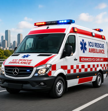ICU Rescue Ambulance Service Lucknow