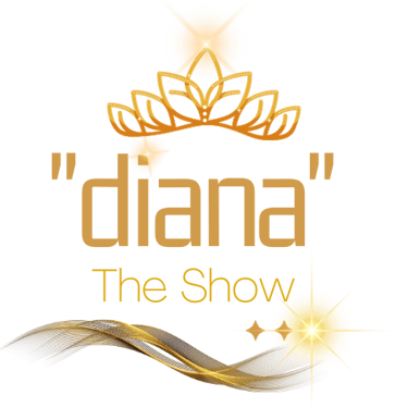 Gold and Black "Diana" The Show Logo