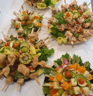 Cocktail déjeunatoire ou dinatoire salés et sucrés