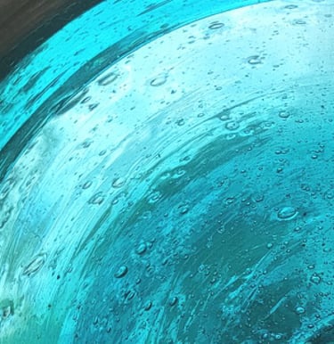 Verre, cive, verre thermoformé, cabochon, art, artisanat