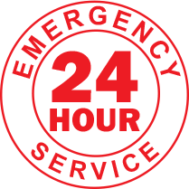 24/7 plumbing logo