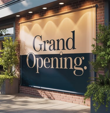 Wall Banner Indoor or Outdoor