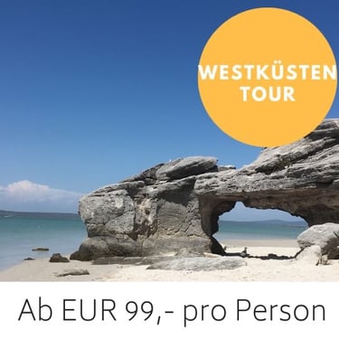 Felsformation im West Coast Nationalpark