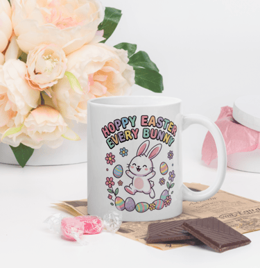 Hoppy Easter Every Bunny Mug,Alex Sylvestre shop