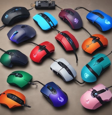 High precision gaming mouse for competitive play
