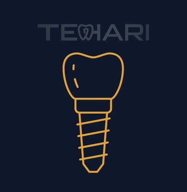 Implante dentário na clínica tehari odontologia em Osasco e Americana SP