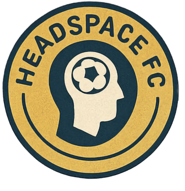 a soccer ball with a head in the middle of the head
