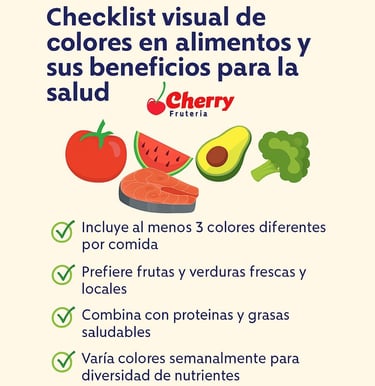 Infografía con colores y beneficios.