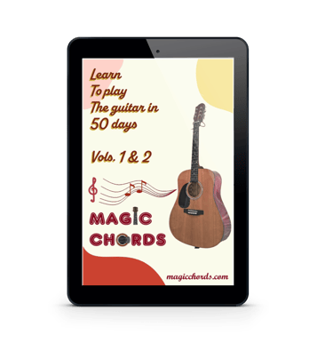 Learnto play the guitar in 50 days - F major chord