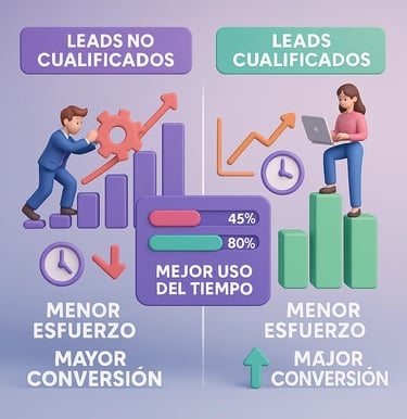 Transformación de equipos de ventas al aprovechar beneficios leads cualificados