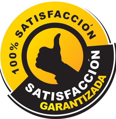 FINGER UP SYMBOL, 100% SATISFACTION GUARANTEED