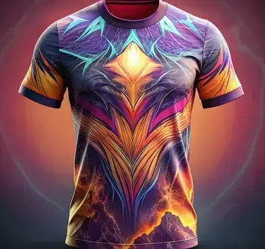 t-shirts με πλήρη ψηφιακή εκτύπωση