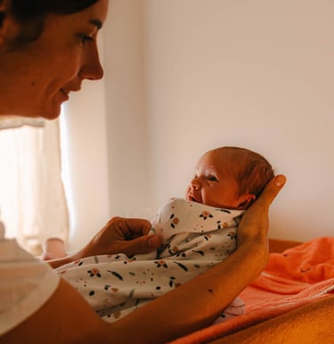 Emilie infirmière nouveau né