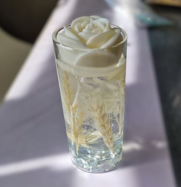 Candle for ceremonies; wedding candle; fragrance candle from the perfumeries of Grasse France