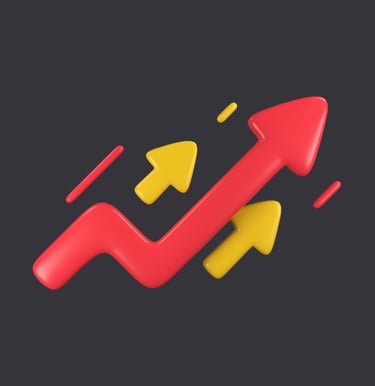 a red arrow pointing up to a red arrow