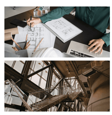 Steel project systems for industrial and commercial projects