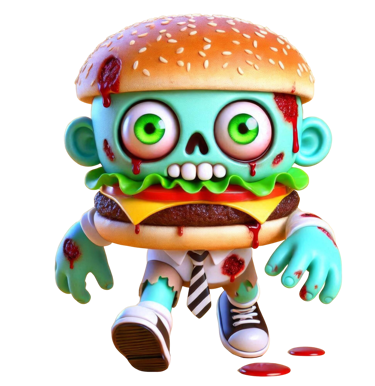 vega burger zombie cartoon