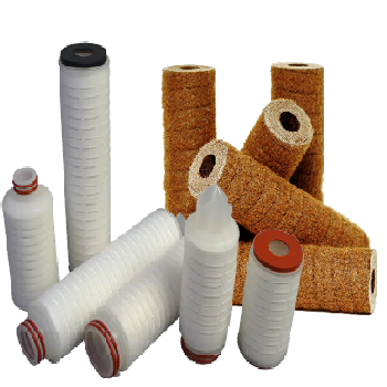 water filter cartridge bonded liquid filter inch