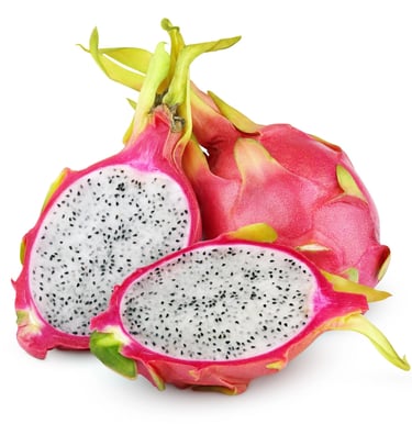 dragon fruit, white flesh