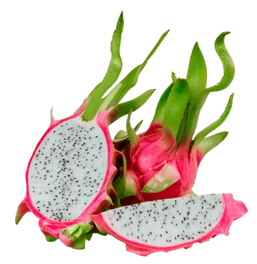 dragon fruit, white flesh