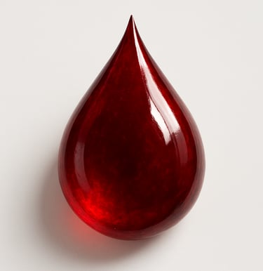 a drop of blood