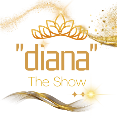 a diana the Show Logo with a gold star on it