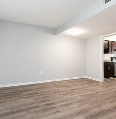 Interior painting project with a smooth, professional finish and neutral tones.