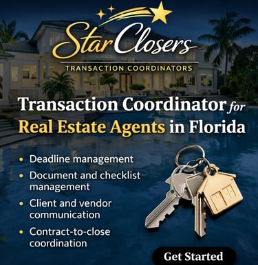star closers transaction coordinators for florida realtors