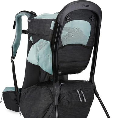a baby carrier with a baby in a sling bag