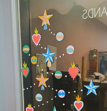 vitrine noël garance archer