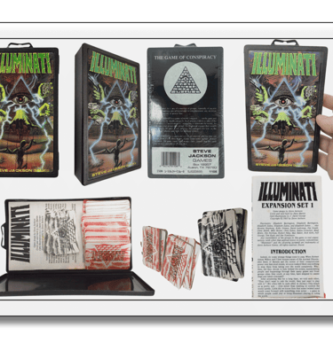 Jogo de cartas Illuminati (1982) Pocket Box da Steve Jackson Games SJG