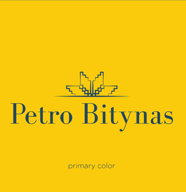 Traditional modern logo and label design for a Lithuanian beekeeper