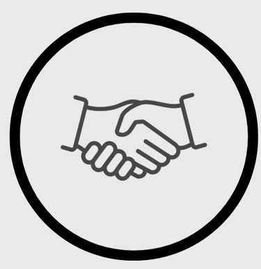home buillder shaking hands