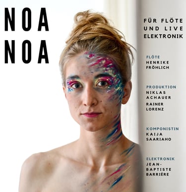Henrike Fröhlich - NoaNoa für Flöte und Live Elektronik von Kaija Saariaho