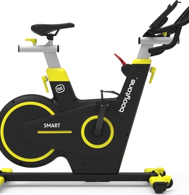 a stationary bike with a smart appliance